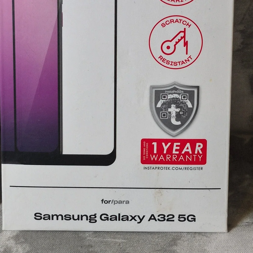 Tech21 HD Glass Screen Protector for Samsung Galaxy A32 5G Tempered Glass 2 Pack